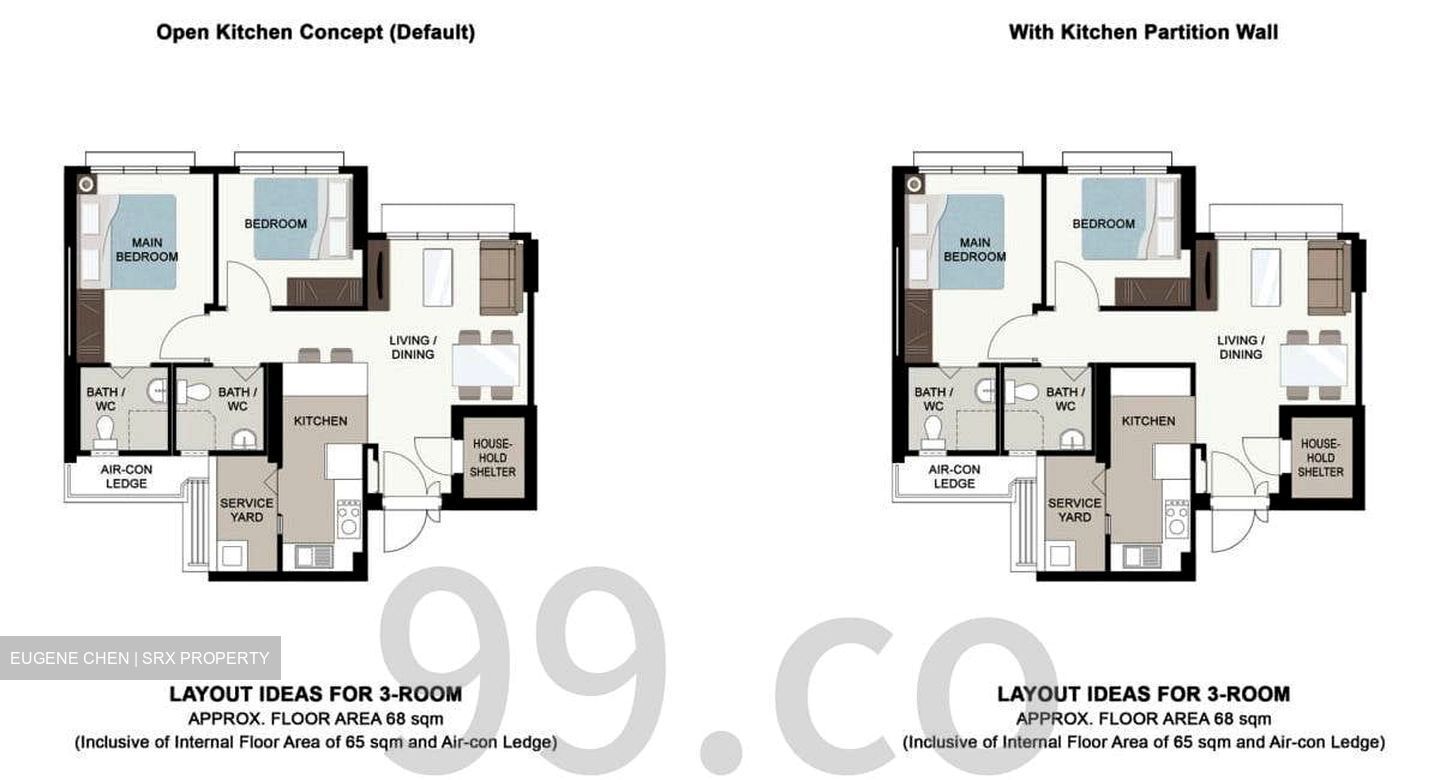 Blk 467C West Plains @ Bukit Batok (Bukit Batok), HDB 3 Rooms #519186871